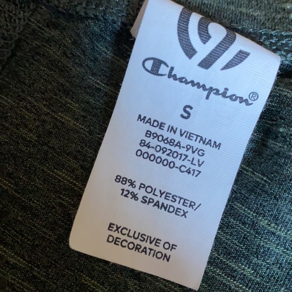 Champion Leggings Athletic Gym Workout Yoga Sports Athleisure Gray Size Small - Picture 6 of 12